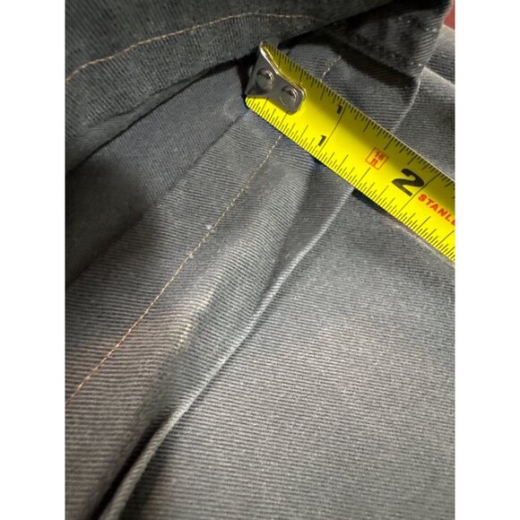 Free world Youth Gray Denim Pants 16/28 Relaxed Fit Hemmed Made In Mexico Durabl - Picture 11 of 11